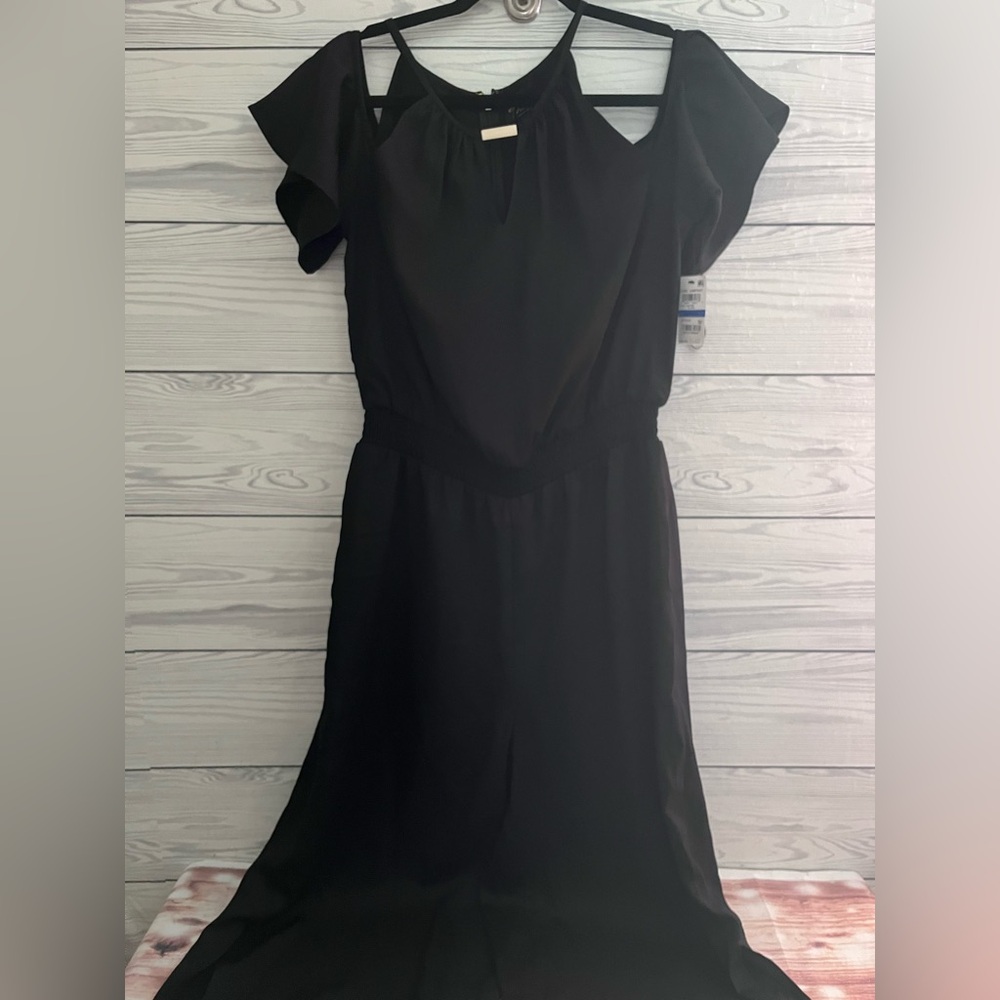 Thalia Sodi Black Core Wide Leg Jumpsuit XL